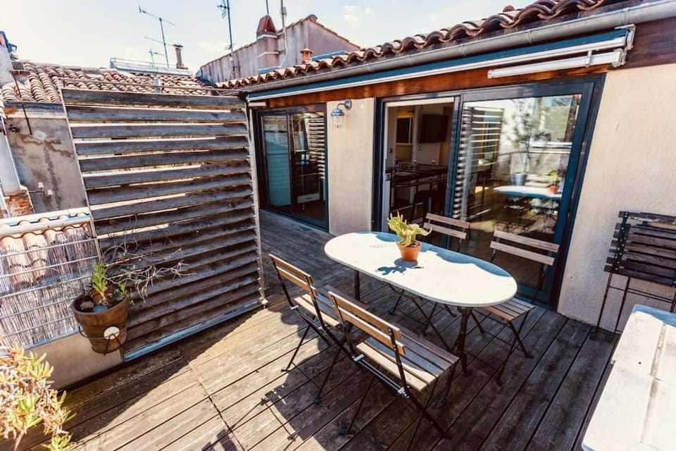 Roof Top in Center of Toulouse-Free Parking- Apartment in Toulouse