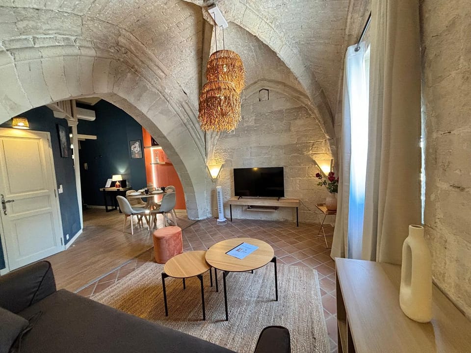 Joli appartement voûté dans le centre ville Apartment in Avignon