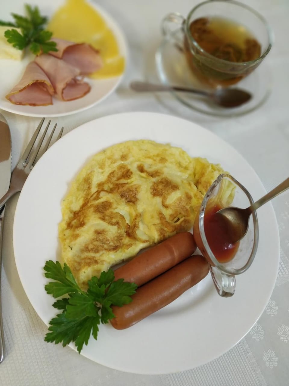 Food close-up, Continental breakfast
