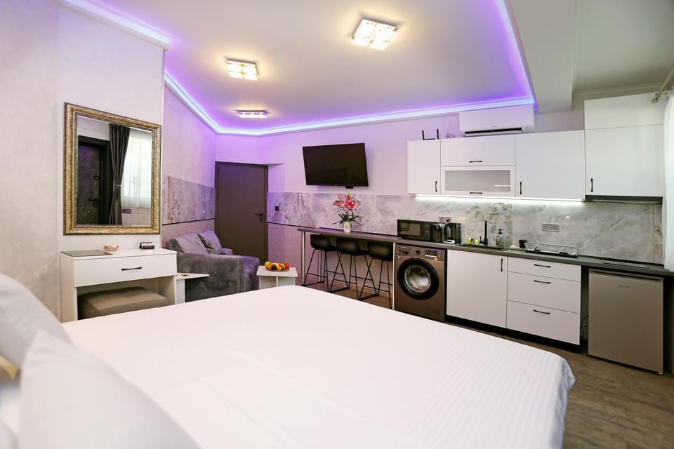 Kitchen or kitchenette, Photo of the whole room, Dining area, washing machine
