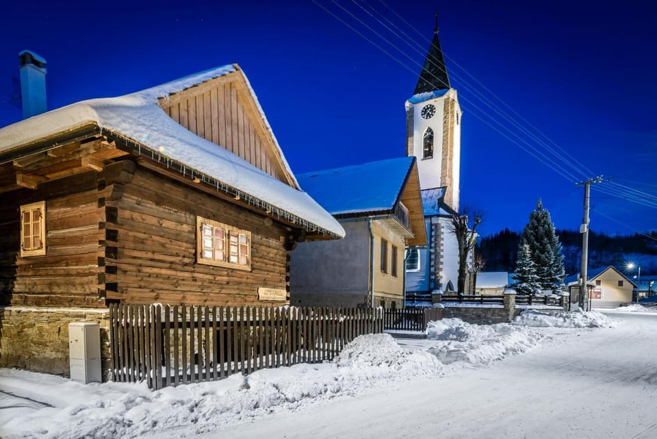 Off site, Night, Winter