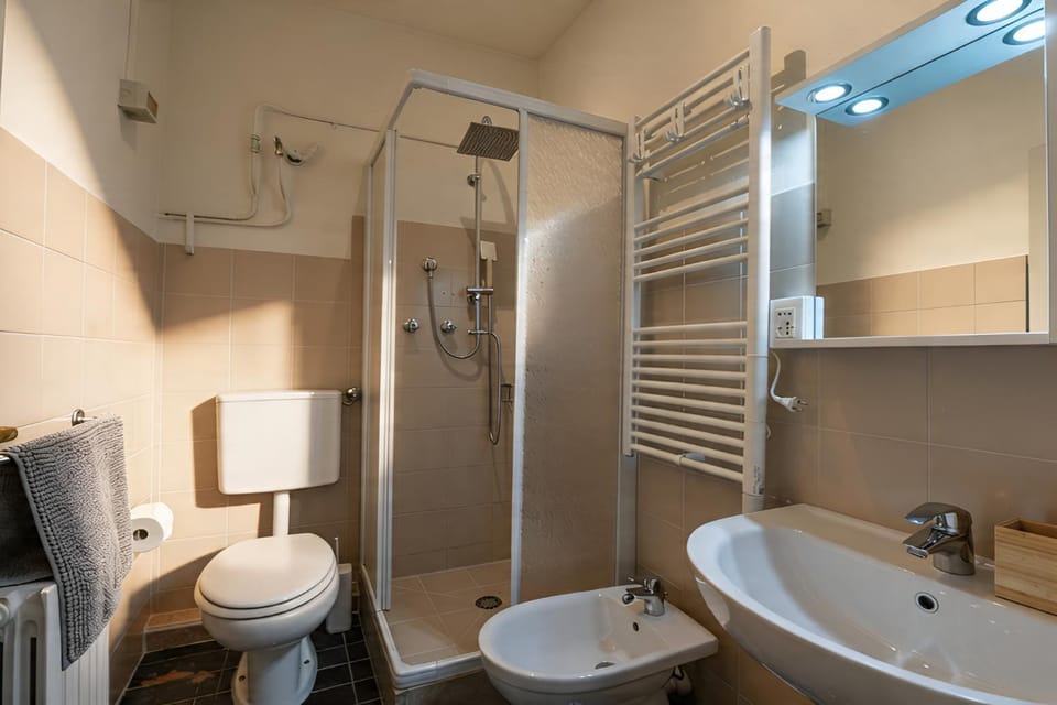 Shower, Toilet, Bathroom, bidet, towels