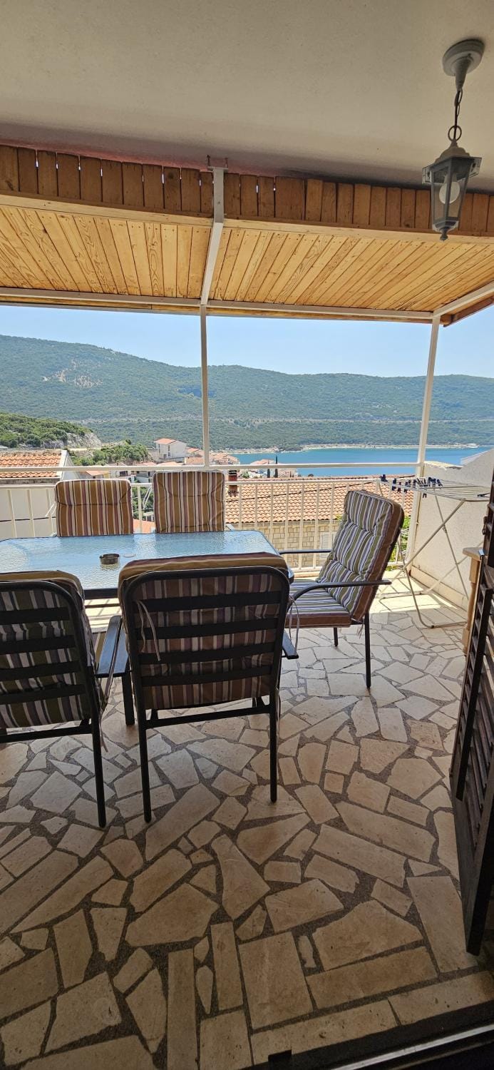 Natural landscape, View (from property/room), Seating area, Sea view
