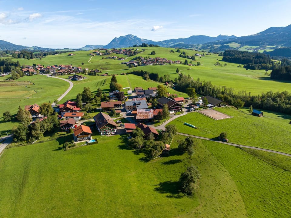 Neighbourhood, Natural landscape, Bird's eye view