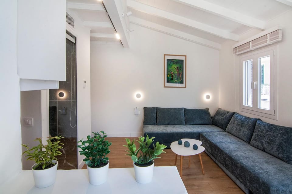Living room, Seating area, air conditioner
