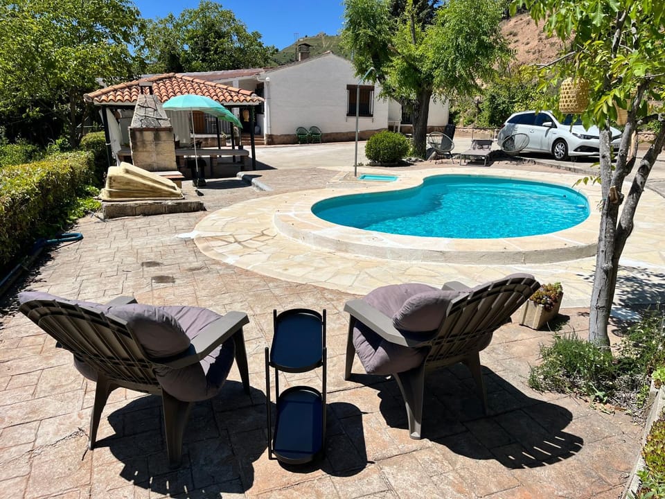 Garden, Solarium, Seating area, Swimming pool