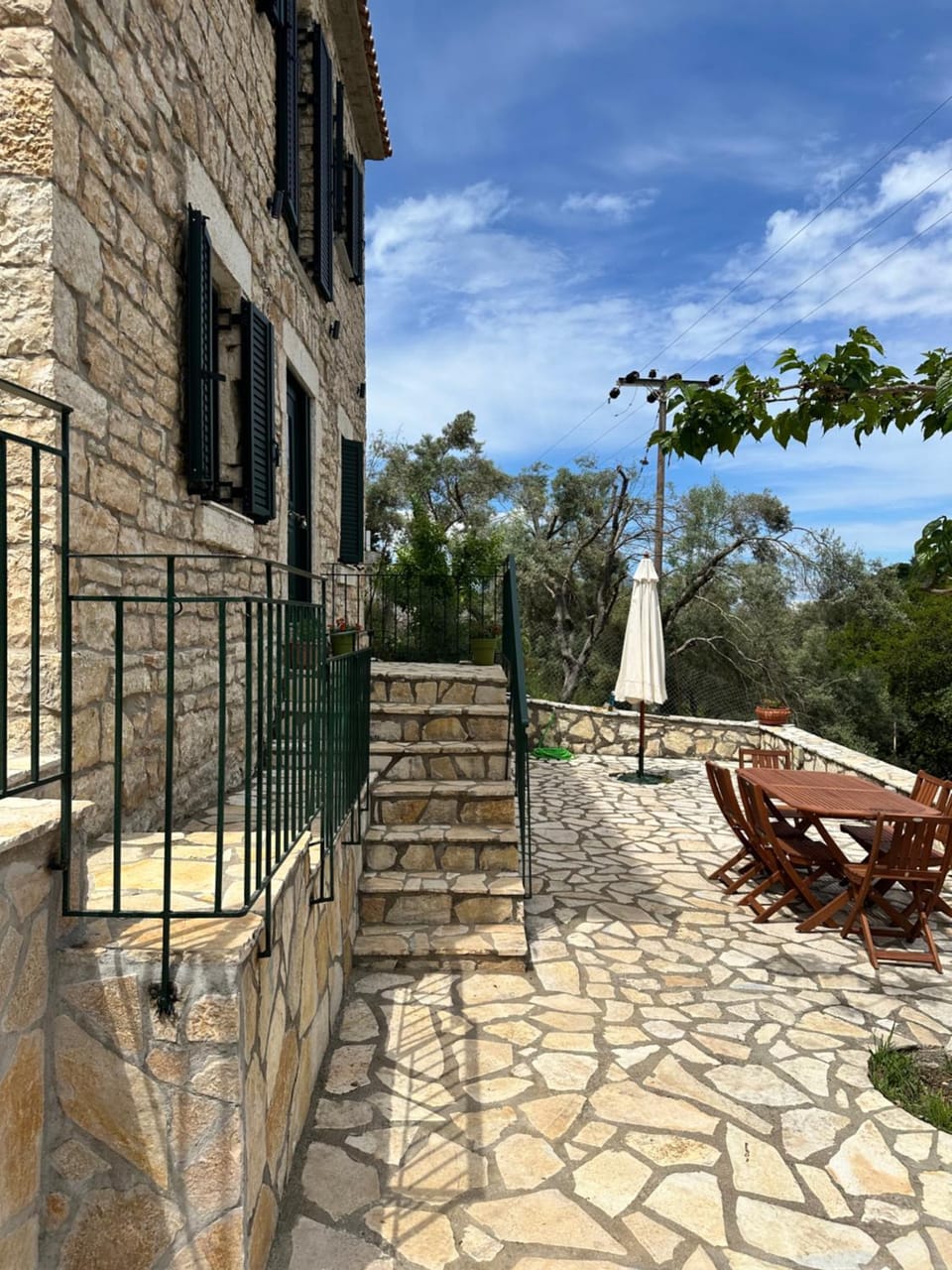Property building, Patio