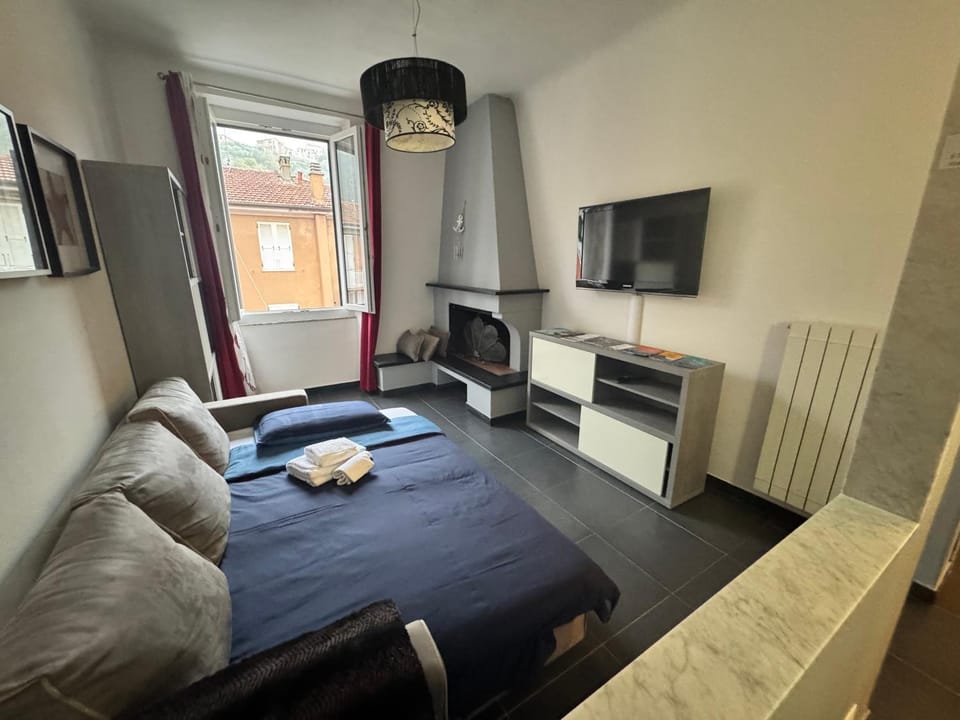 Communal lounge/ TV room, Bed, TV and multimedia, Living room, Photo of the whole room, Seating area, Evening entertainment, Bedroom, towels