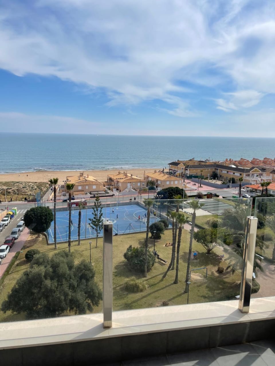Beach, City view, Sea view