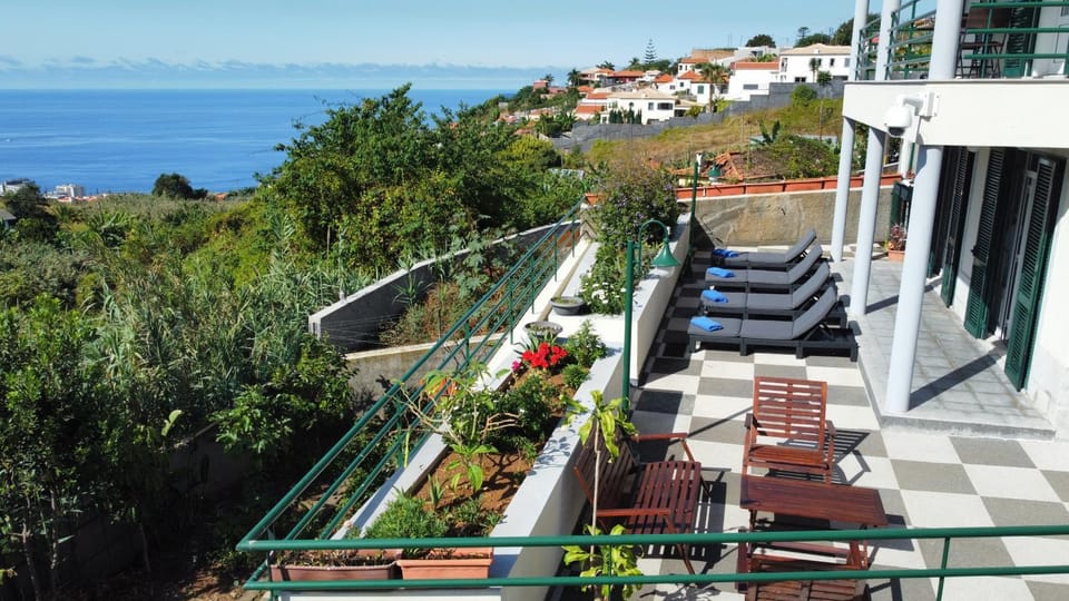 Property building, Patio, Day, Natural landscape, Balcony/Terrace, Sea view