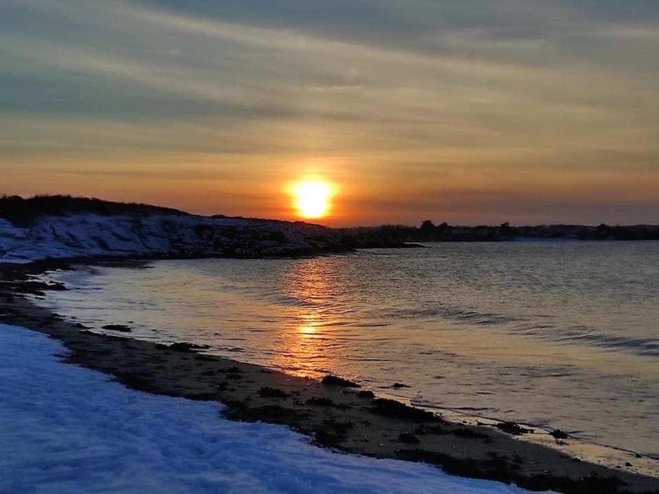 Nearby landmark, Natural landscape, Beach, Sea view, Sunset
