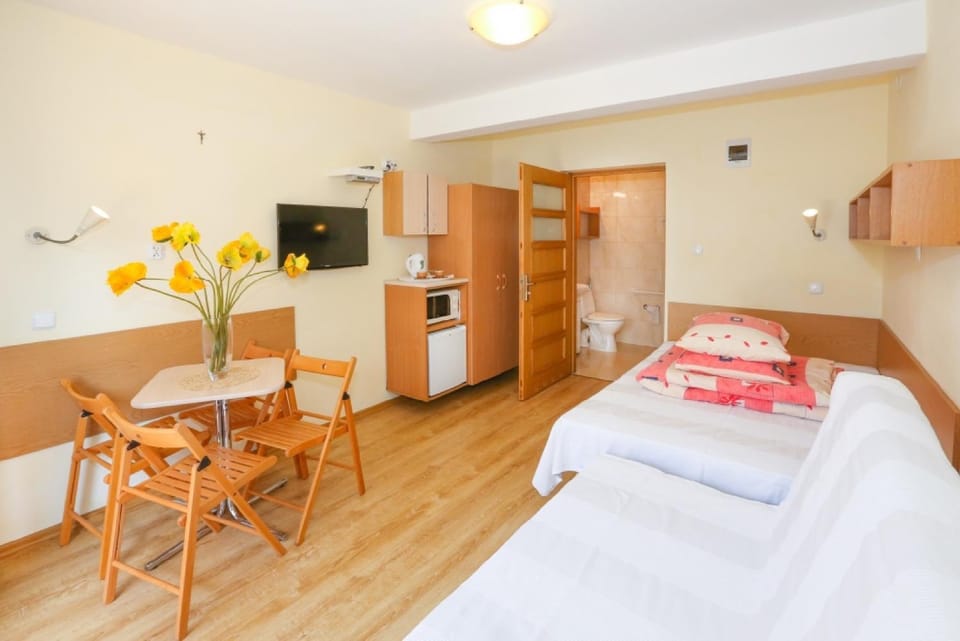 Bed, TV and multimedia, Kitchen or kitchenette, Photo of the whole room