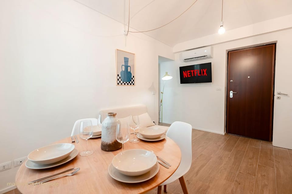 Dining area, air conditioner