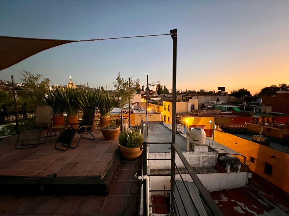 Neighbourhood, Street view, Sunset