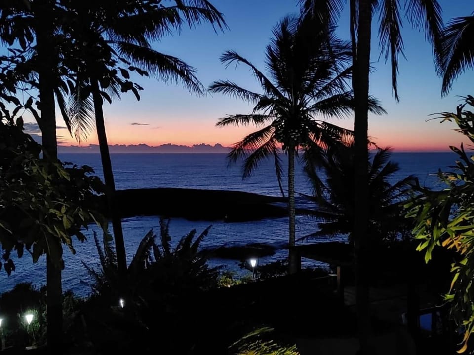 Natural landscape, Sea view, Sunset
