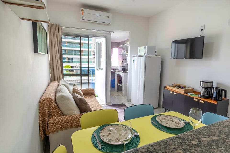 TV and multimedia, Balcony/Terrace, Kitchen or kitchenette, Living room, Dining area, air conditioner