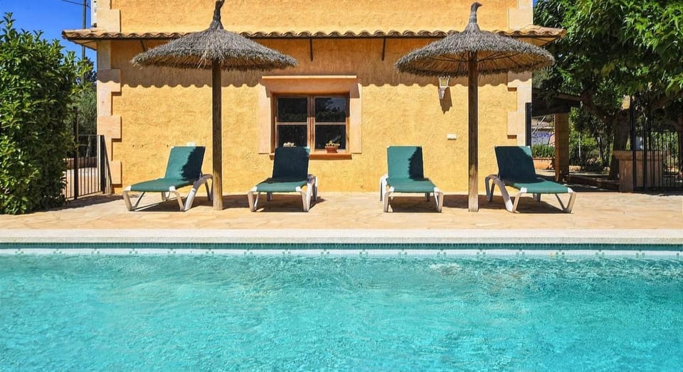 Property building, Living room, Swimming pool