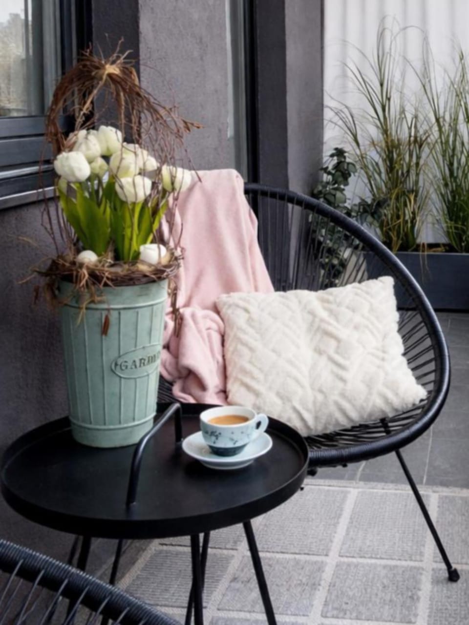 Property building, Spring, Day, Coffee/tea facilities, View (from property/room), Balcony/Terrace, Seating area