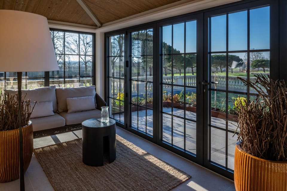 Patio, Garden, View (from property/room), Balcony/Terrace, Living room, Garden view, Lake view