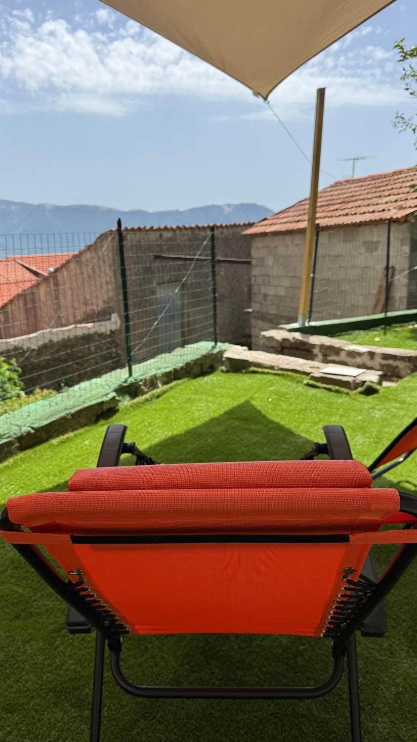 Patio, Garden view, sunbed