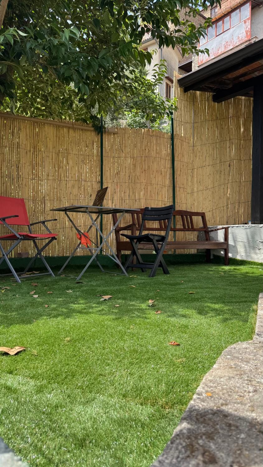 Patio, Spring, Garden, Garden view, sunbed