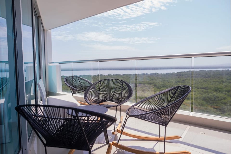 2 bedrooms Morros. Views and beach direct access Apartment in La Boquilla