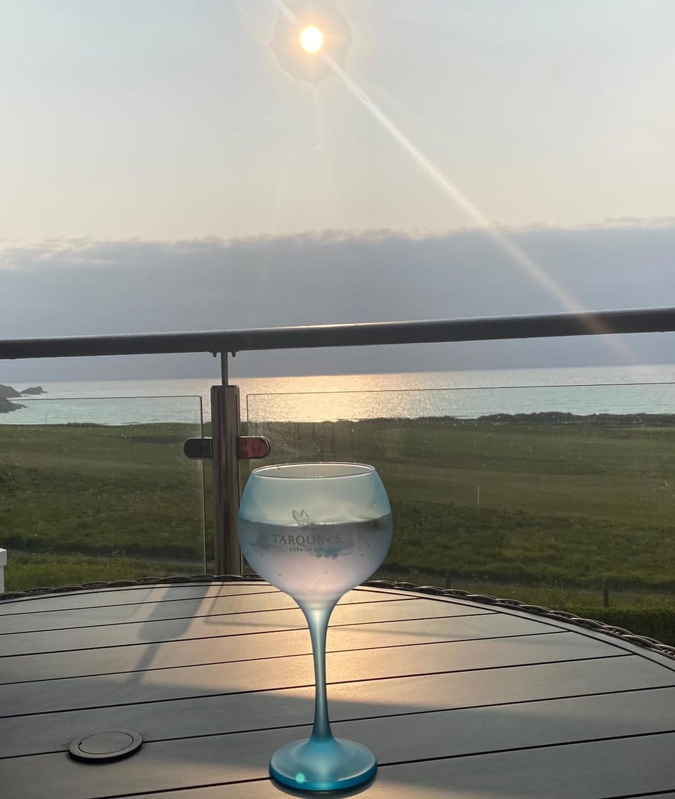 Summer, Balcony/Terrace, Sea view, Sunset