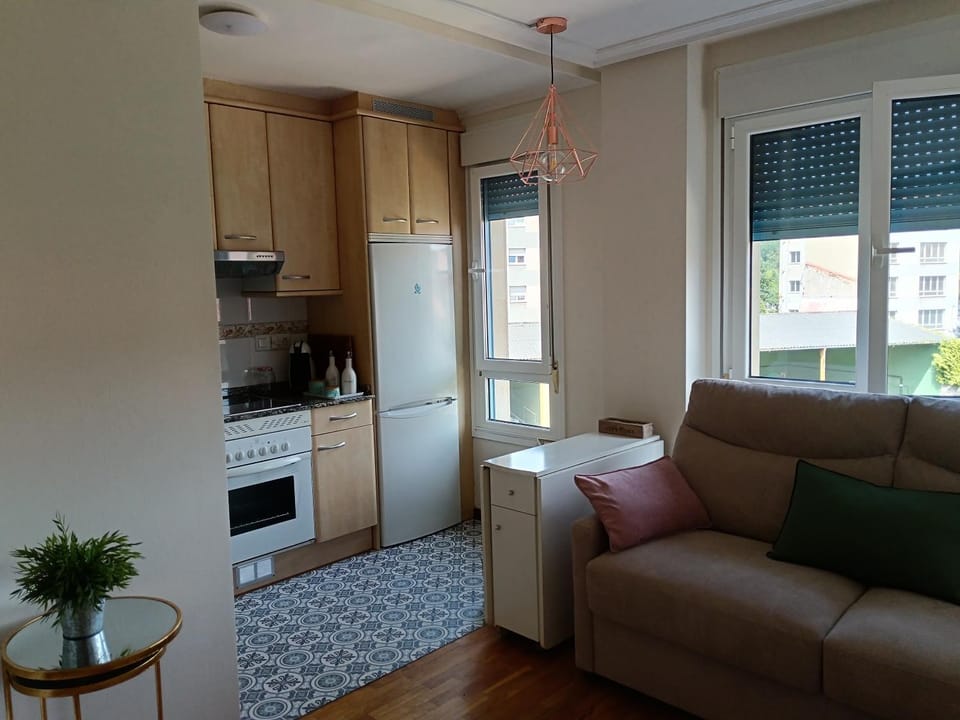 Kitchen or kitchenette, Living room, Dining area