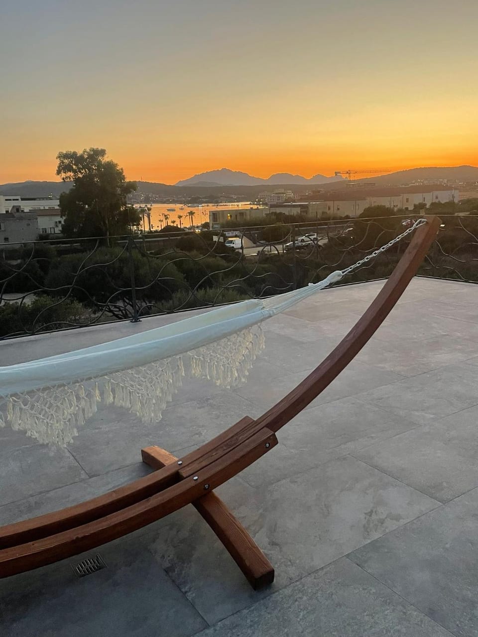 Summer, Hot Tub, View (from property/room), Balcony/Terrace, Garden view, Sea view, Sunset