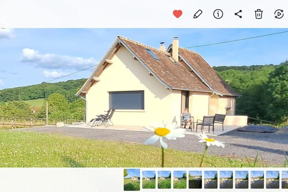 Panarama maison neuve superbe vue House in Normandy