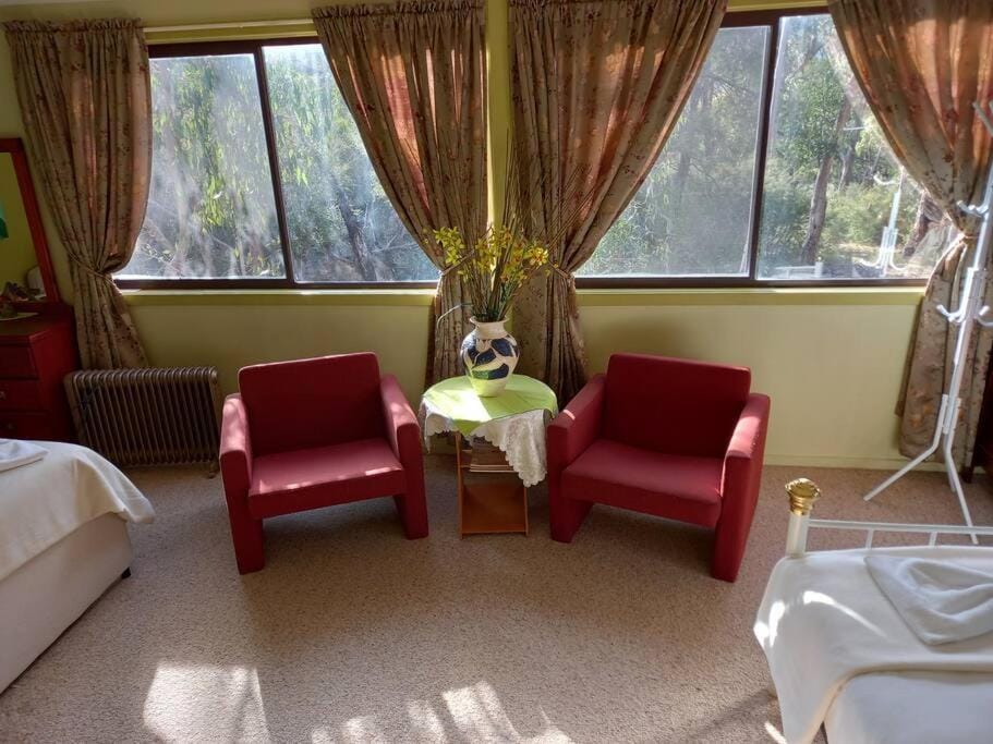 Seating area, Bedroom
