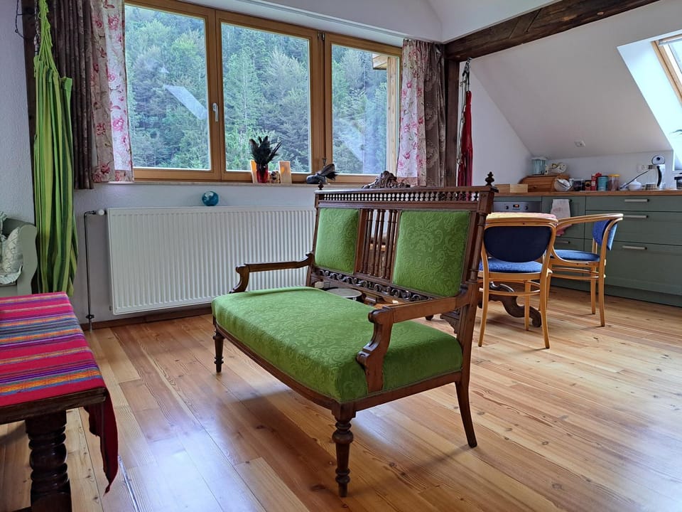 Living room, Seating area, Dining area