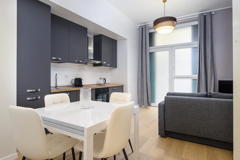 Kitchen or kitchenette, Living room, Dining area, stove