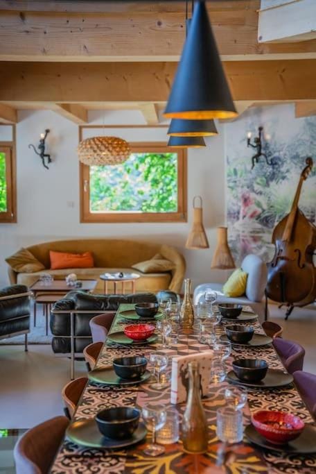 Chalet FLOCON Serre Chevalier cinéma sauna jaccuzi, piscine été Chalet in Briançon