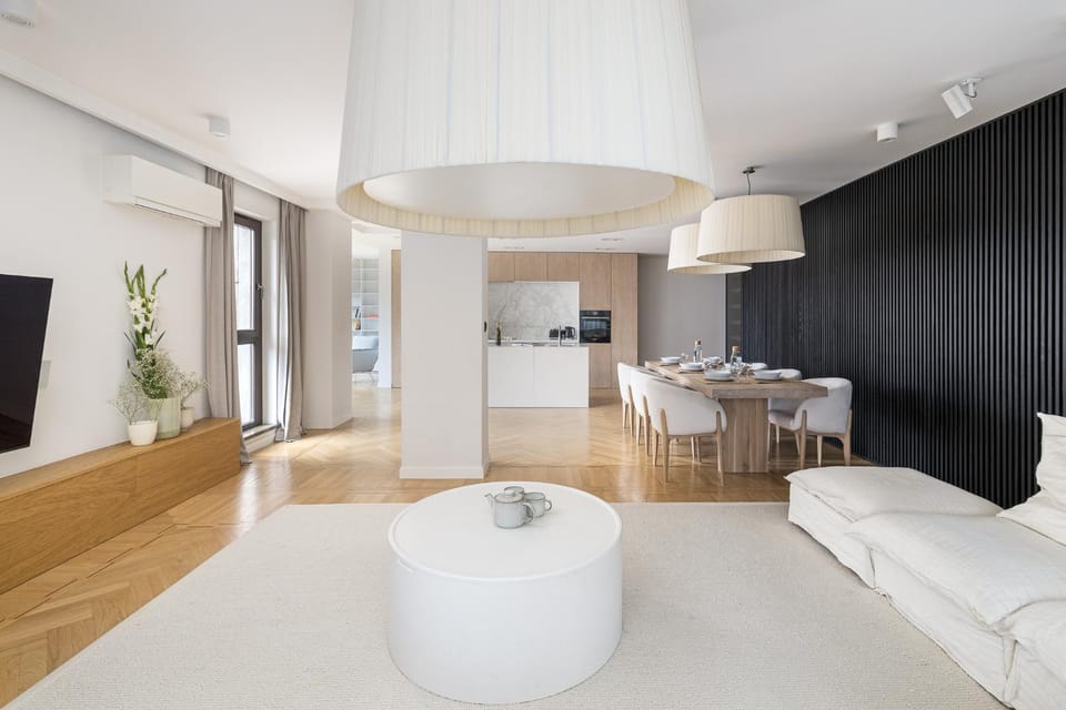 Luxury Apartment - Warsaw Center - 230m - Sauna - Terrace - Garage Apartment in Warsaw
