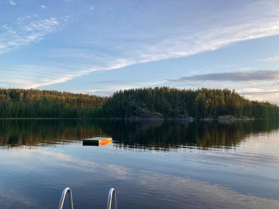 Day, Natural landscape, Lake view, Sunset