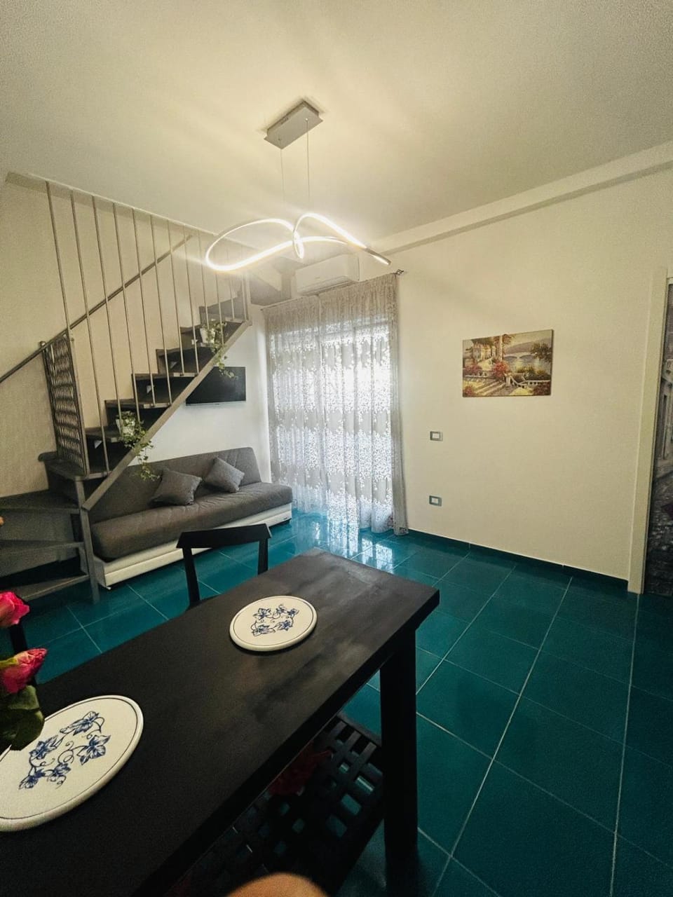 Living room, Seating area, Dining area