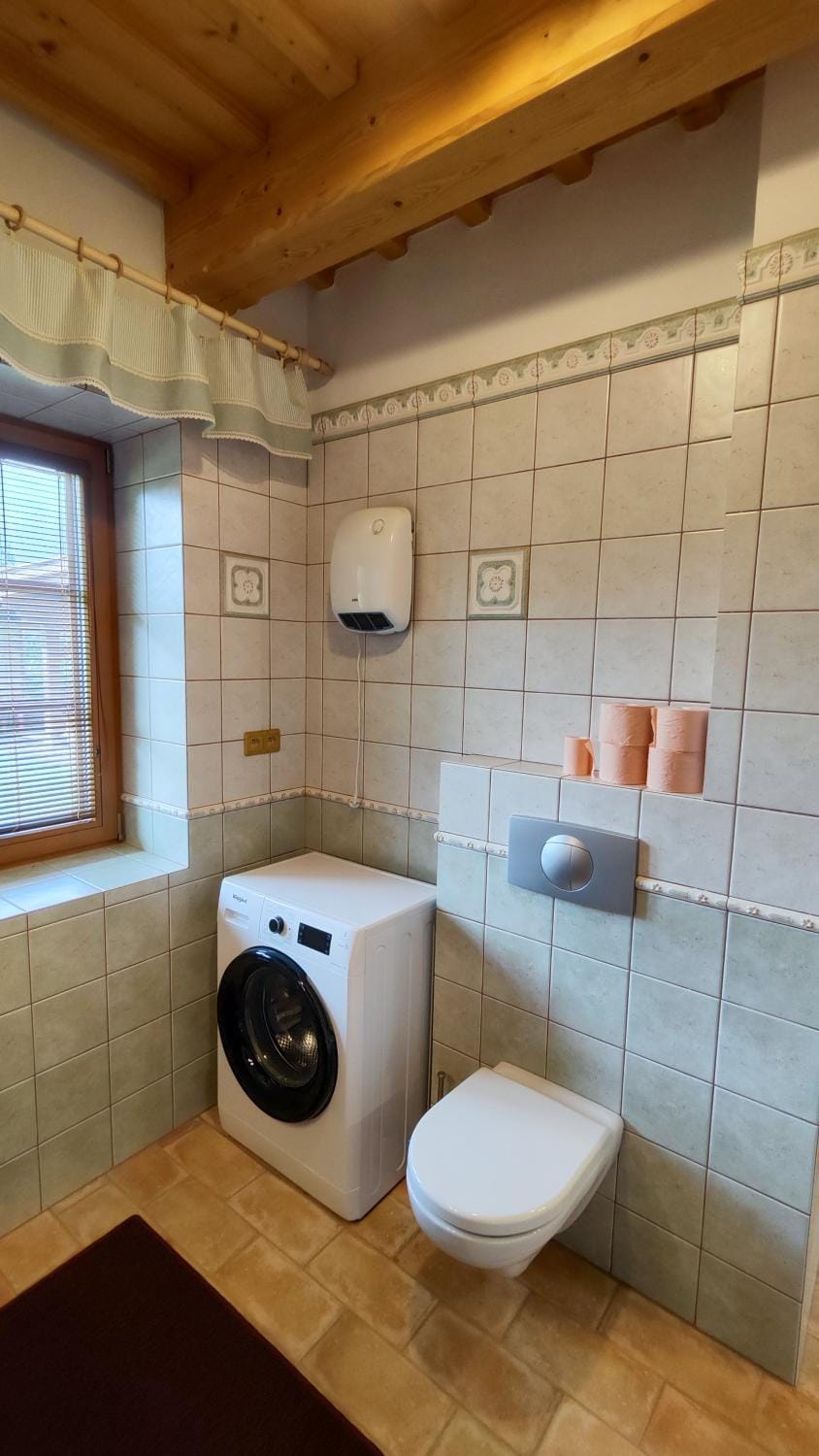 Toilet, Bathroom, washing machine