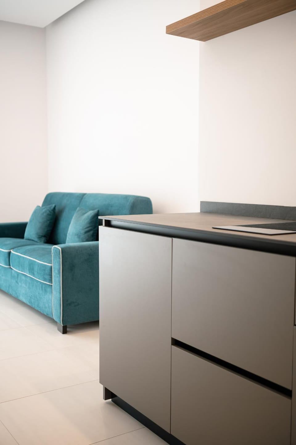 Kitchen or kitchenette, Living room