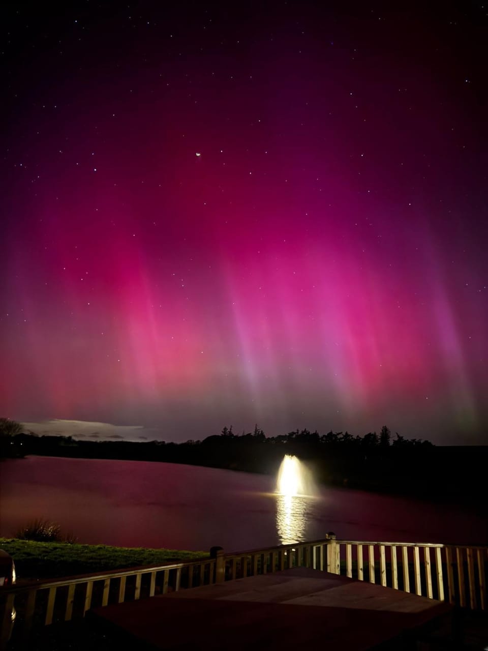 Night, Natural landscape, Lake view, River view