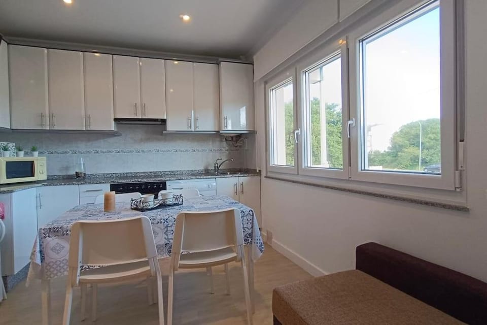 Living room, microwave, stove