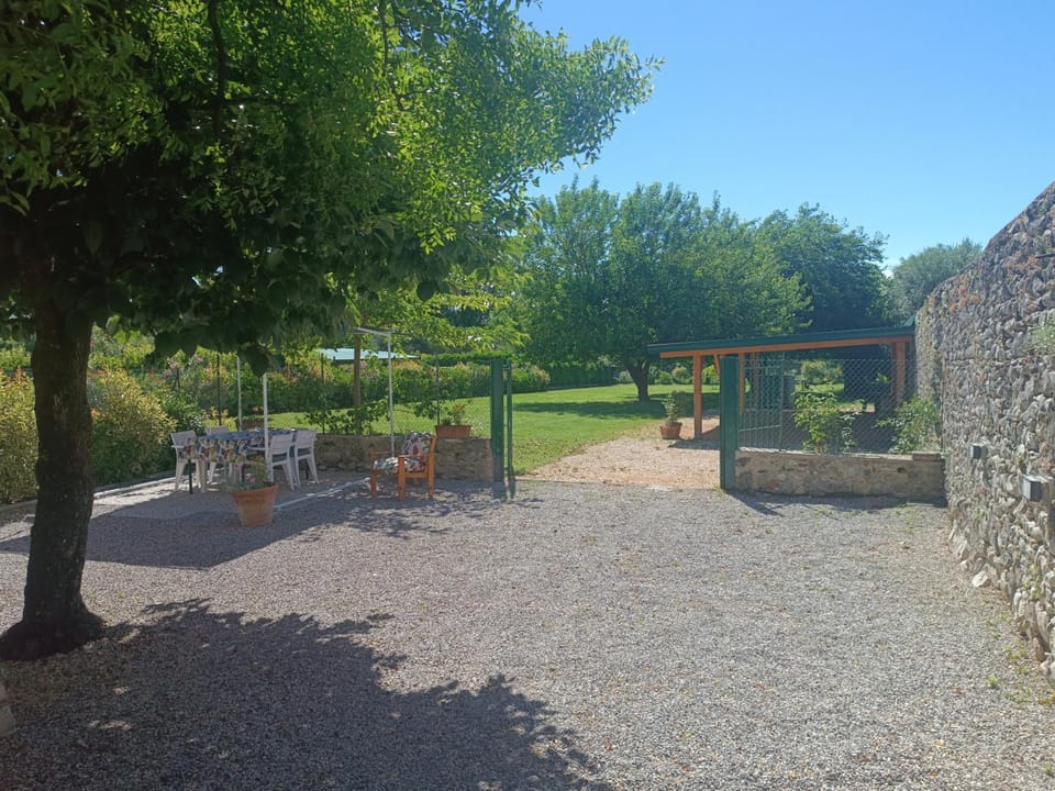 Day, Garden, Dining area, Garden view, Parking