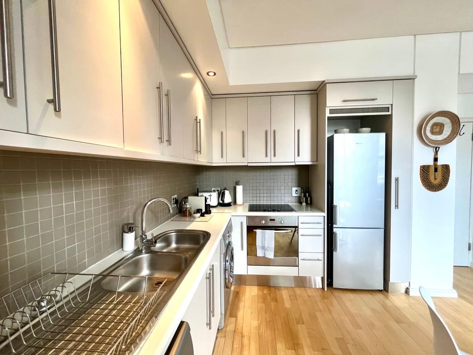 Kitchen or kitchenette, oven, stove, toaster