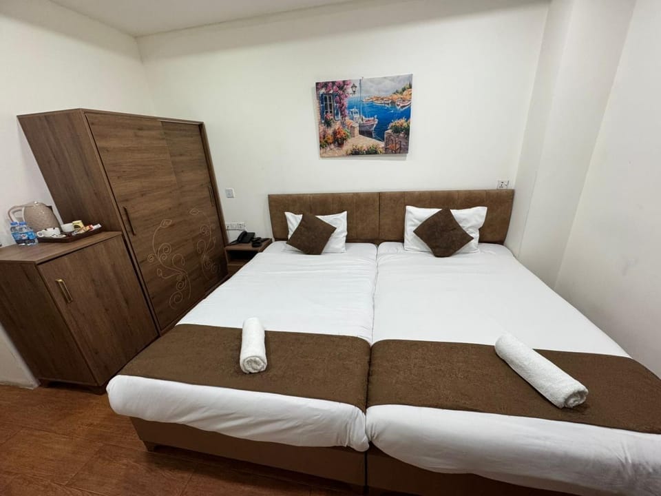 Bed, Photo of the whole room, Bedroom, towels, wardrobe