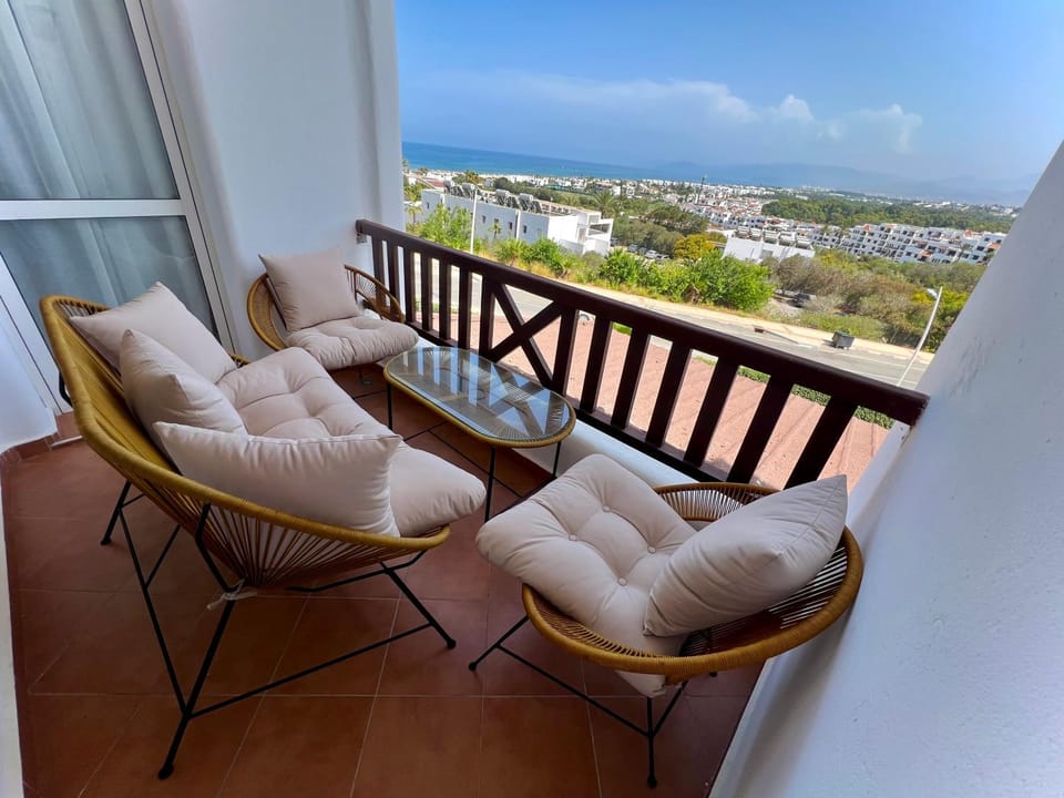 Natural landscape, View (from property/room), Balcony/Terrace, Sea view