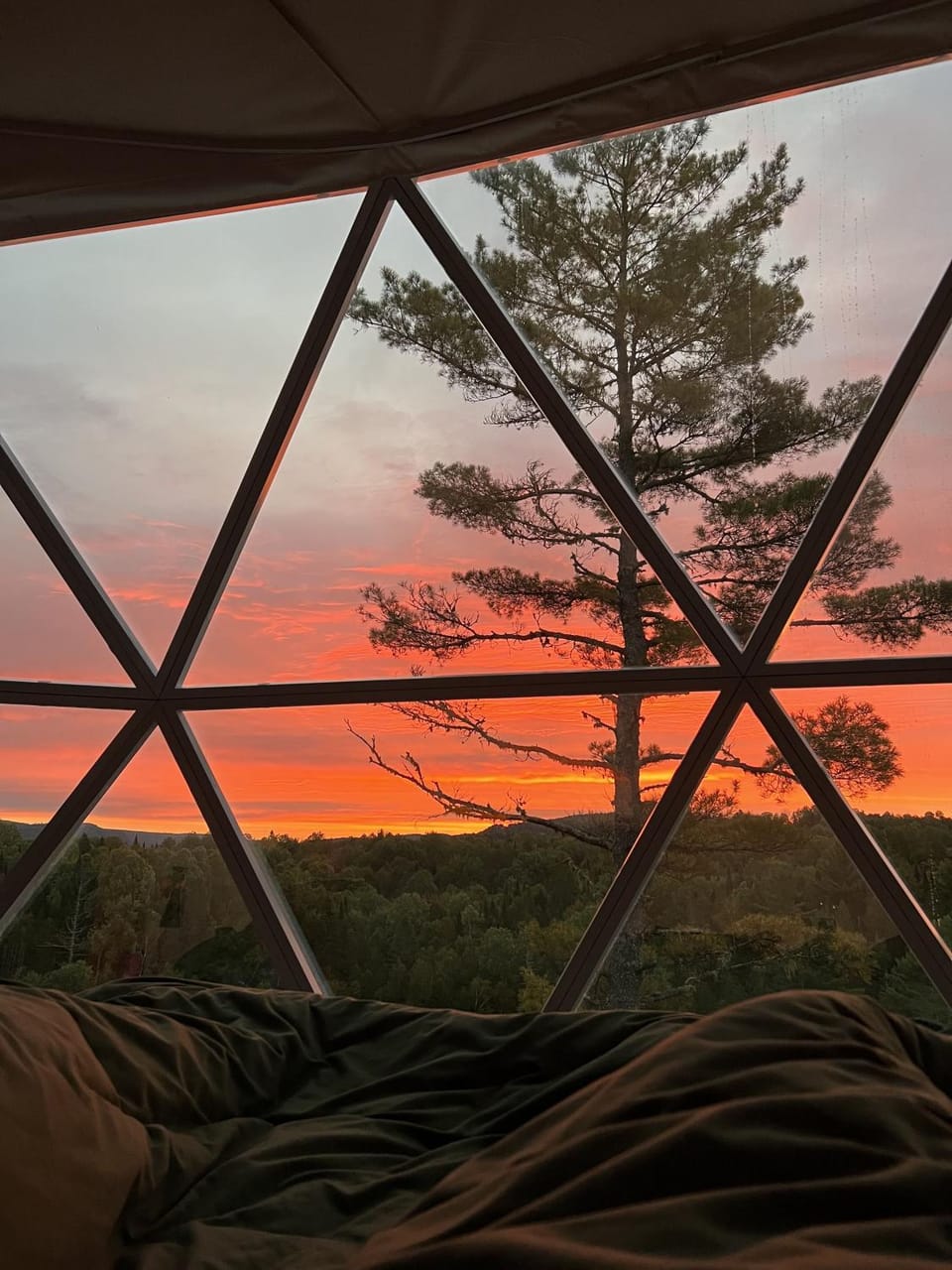 Natural landscape, View (from property/room), Mountain view, Sunrise