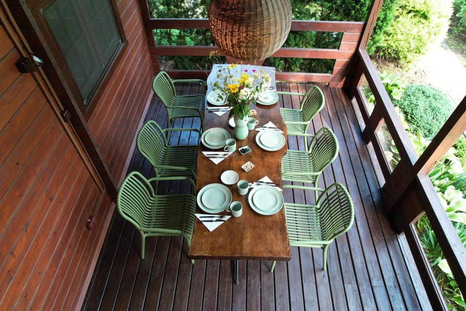 Balcony/Terrace, Food, Garden view