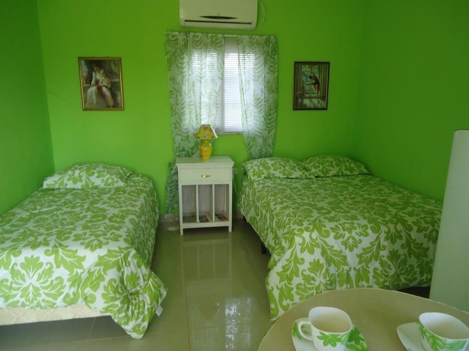 Bed, Photo of the whole room, Bedroom, air conditioner
