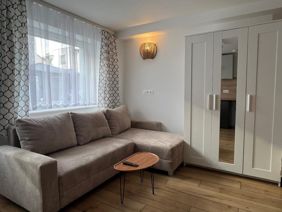 Seating area, wardrobe