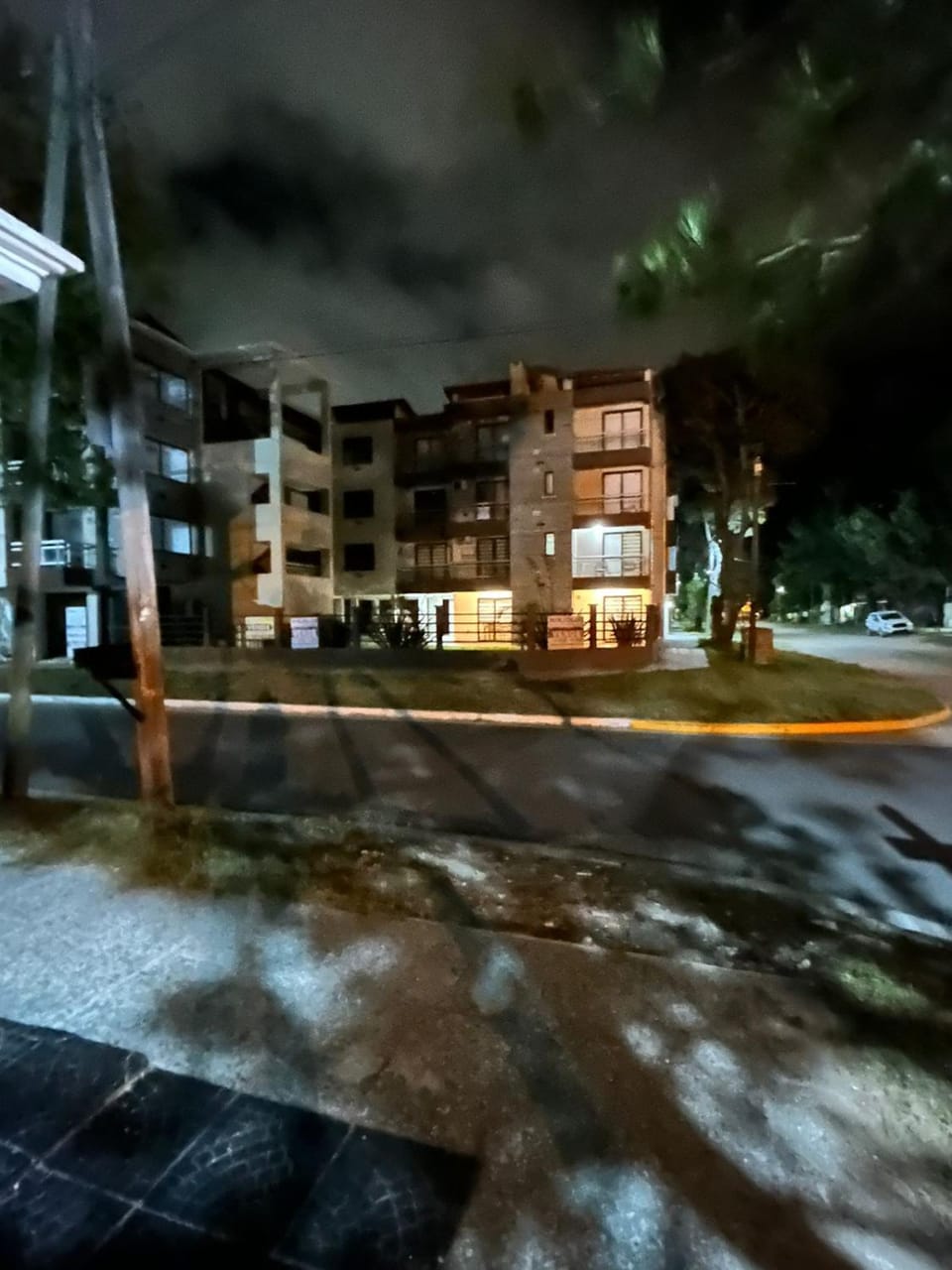 Property building, Night, Neighbourhood